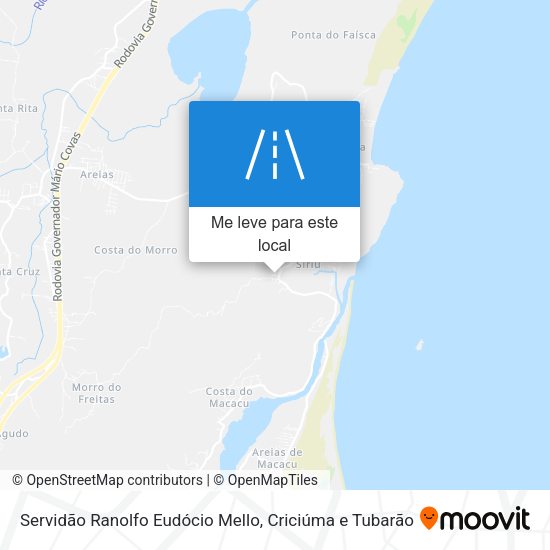 Servidão Ranolfo Eudócio Mello mapa