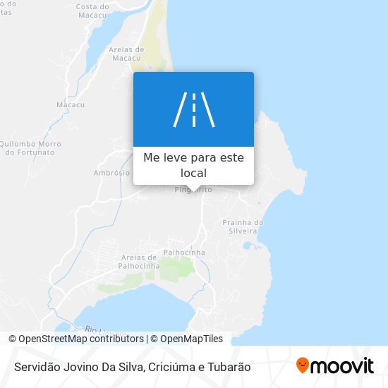 Servidão Jovino Da Silva mapa