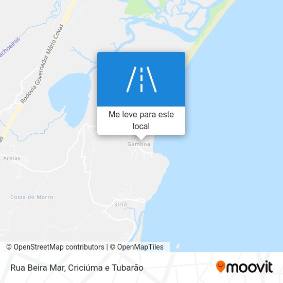 Rua Beira Mar mapa