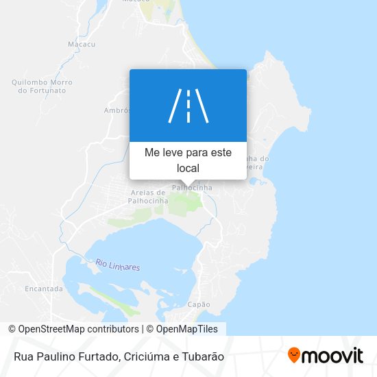 Rua Paulino Furtado mapa