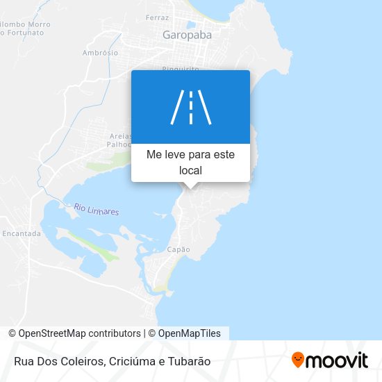 Rua Dos Coleiros mapa