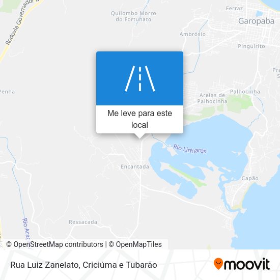 Rua Luiz Zanelato mapa