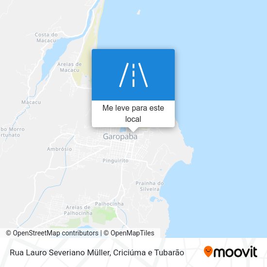 Rua Lauro Severiano Müller mapa