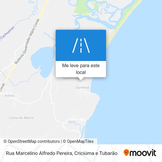 Rua Marcelino Alfredo Pereira mapa