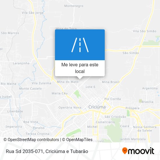 Rua Sd 2035-071 mapa