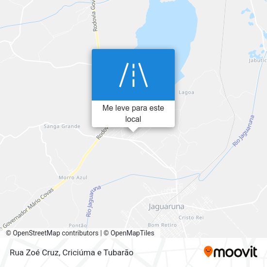Rua Zoé Cruz mapa