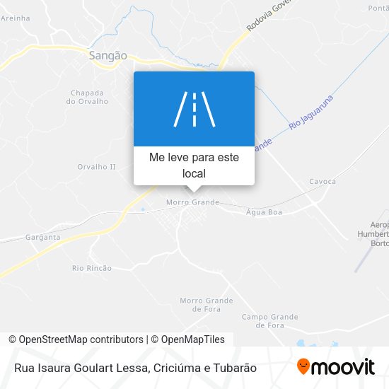 Rua Isaura Goulart Lessa mapa