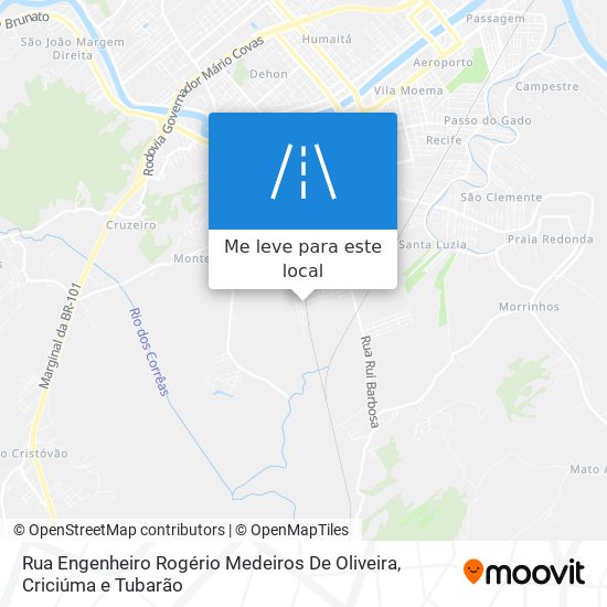 Rua Engenheiro Rogério Medeiros De Oliveira mapa