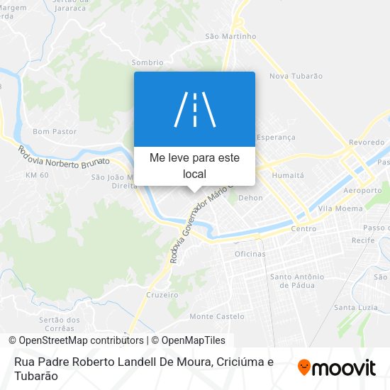 Rua Padre Roberto Landell De Moura mapa