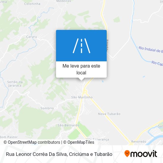Rua Leonor Corrêa Da Silva mapa