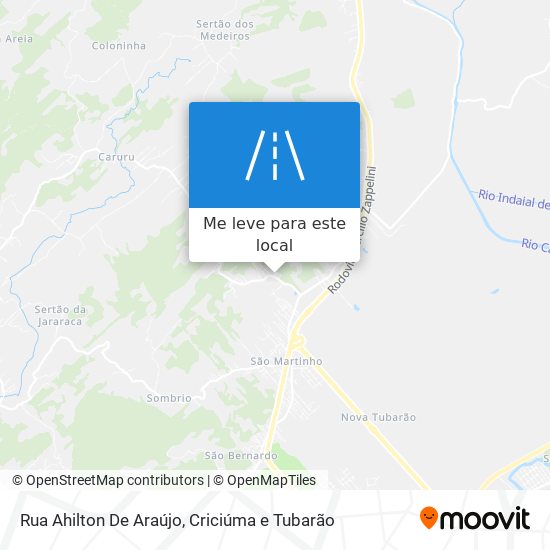 Rua Ahilton De Araújo mapa