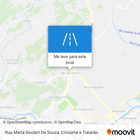Rua Maria Goulart De Souza mapa