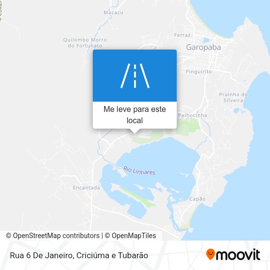 Rua 6 De Janeiro mapa