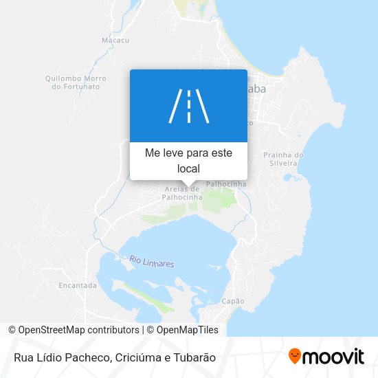Rua Lídio Pacheco mapa