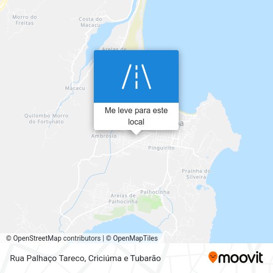 Rua Palhaço Tareco mapa