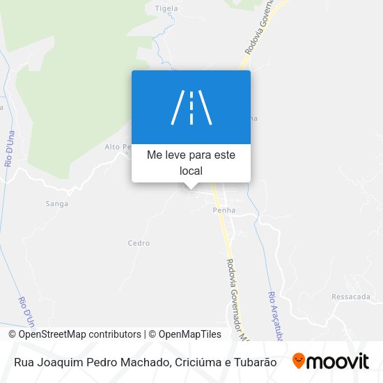 Rua Joaquim Pedro Machado mapa