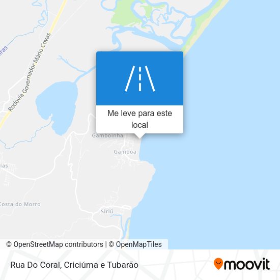 Rua Do Coral mapa