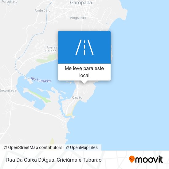 Rua Da Caixa D'Água mapa