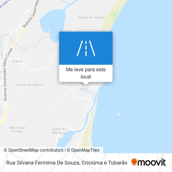 Rua Silvana Fermínia De Souza mapa