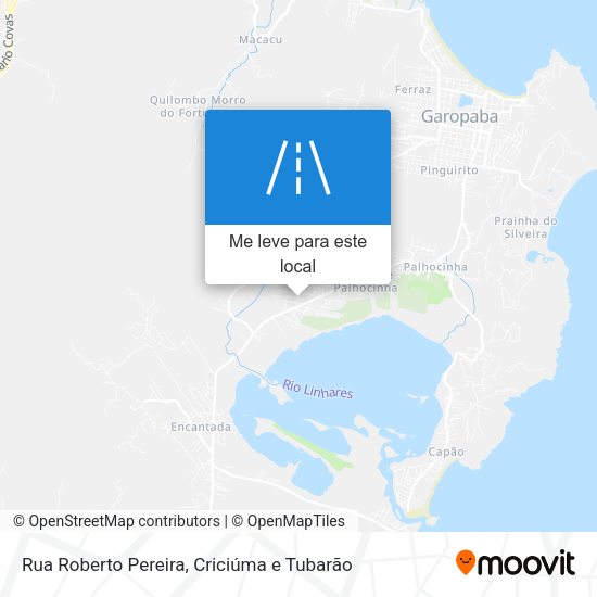 Rua Roberto Pereira mapa