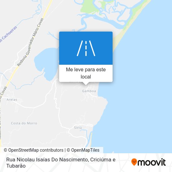 Rua Nicolau Isaías Do Nascimento mapa