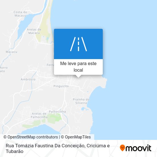 Rua Tomázia Faustina Da Conceição mapa