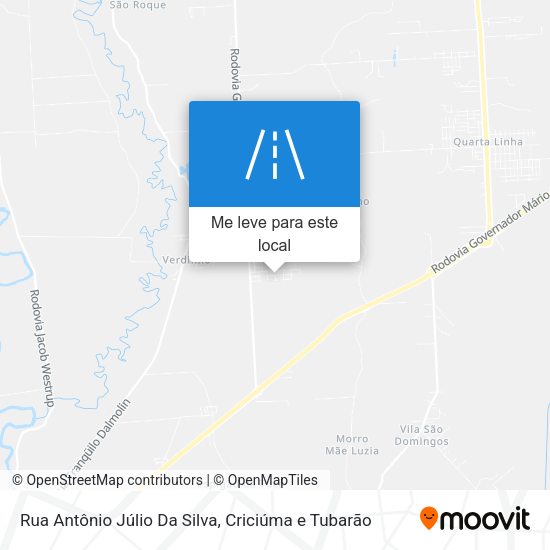 Rua Antônio Júlio Da Silva mapa