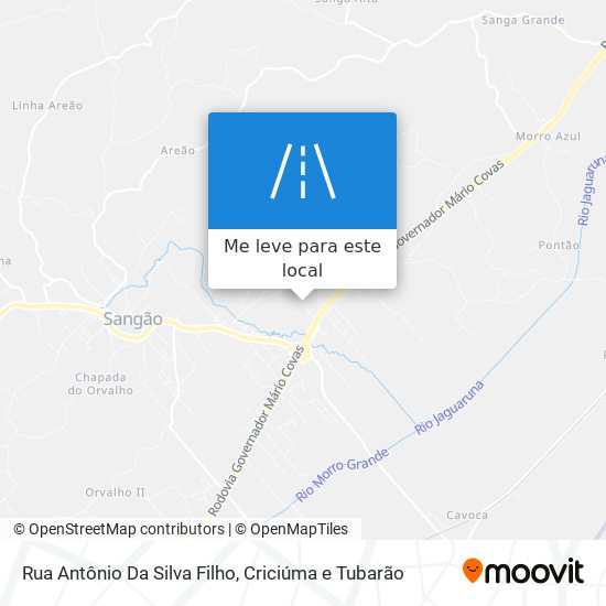Rua Antônio Da Silva Filho mapa