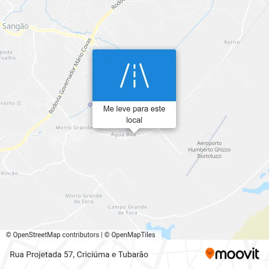 Rua Projetada 57 mapa
