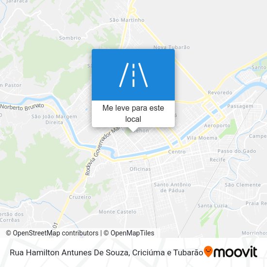 Rua Hamilton Antunes De Souza mapa
