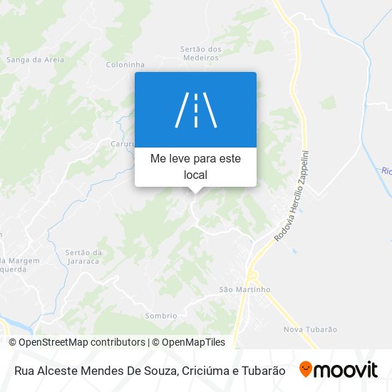 Rua Alceste Mendes De Souza mapa