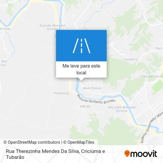 Rua Therezinha Mendes Da Silva mapa