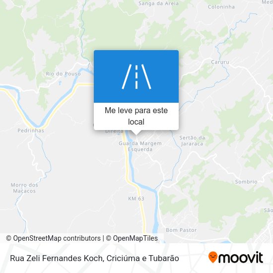Rua Zeli Fernandes Koch mapa