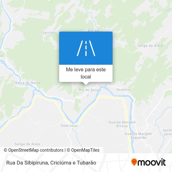 Rua Da Sibipiruna mapa