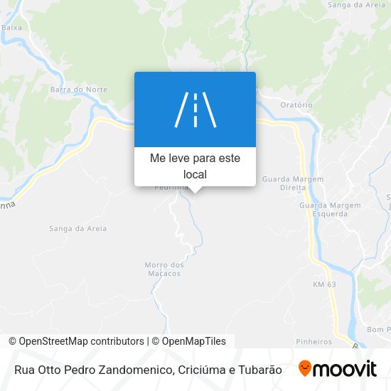 Rua Otto Pedro Zandomenico mapa