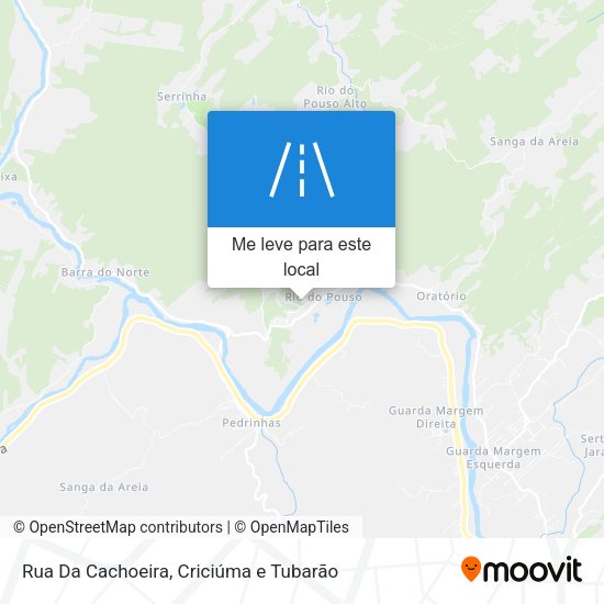 Rua Da Cachoeira mapa
