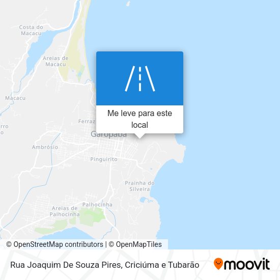 Rua Joaquim De Souza Pires mapa