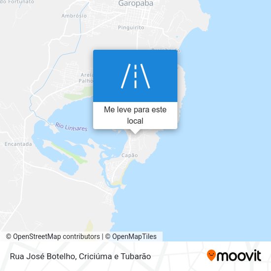Rua José Botelho mapa