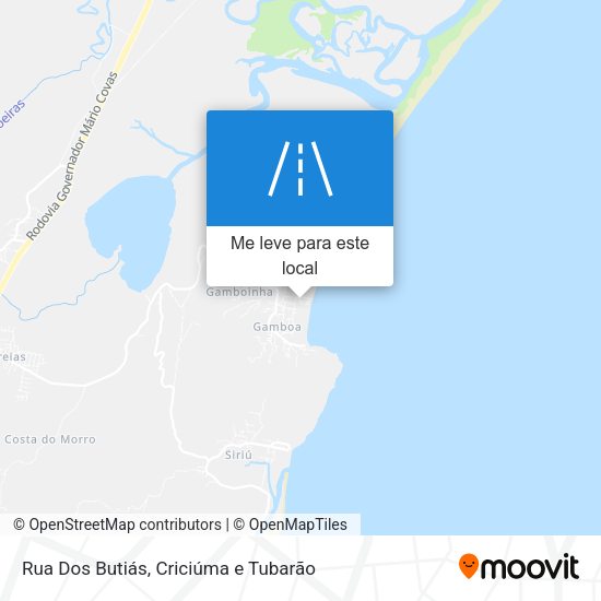 Rua Dos Butiás mapa
