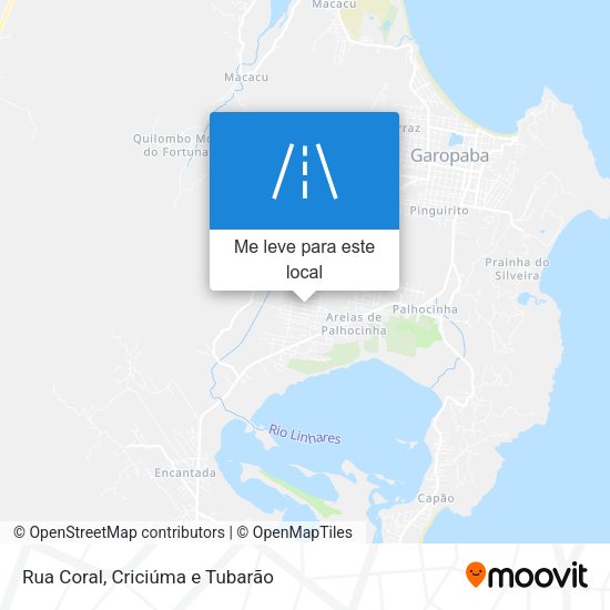 Rua Coral mapa