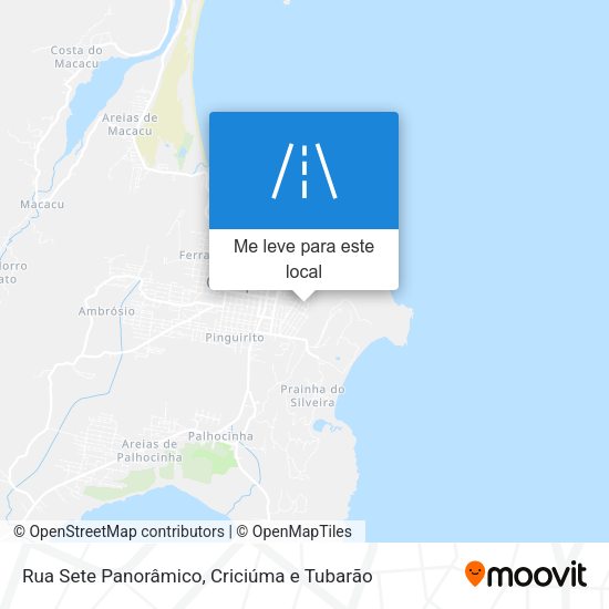 Rua Sete Panorâmico mapa
