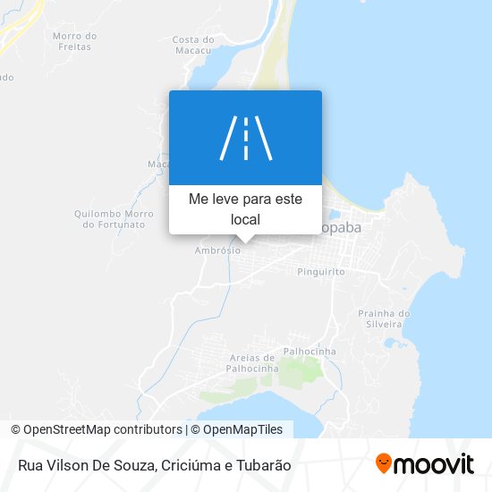 Rua Vilson De Souza mapa