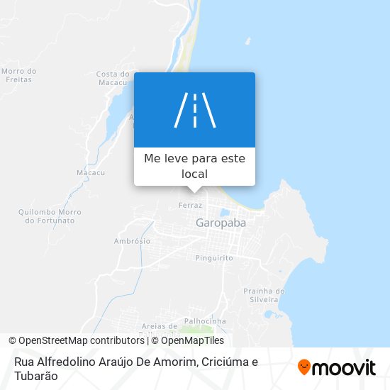 Rua Alfredolino Araújo De Amorim mapa