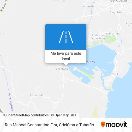 Rua Manoel Constantino Flor mapa