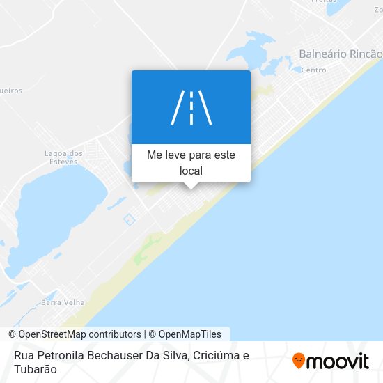 Rua Petronila Bechauser Da Silva mapa