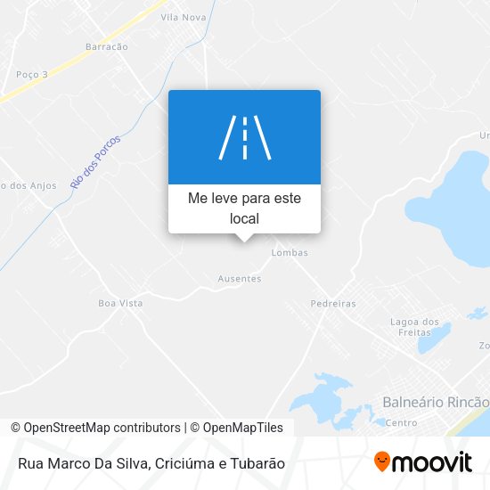 Rua Marco Da Silva mapa