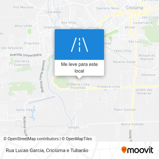 Rua Lucas Garcia mapa