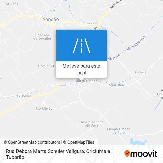 Rua Débora Marta Schuler Valigura mapa