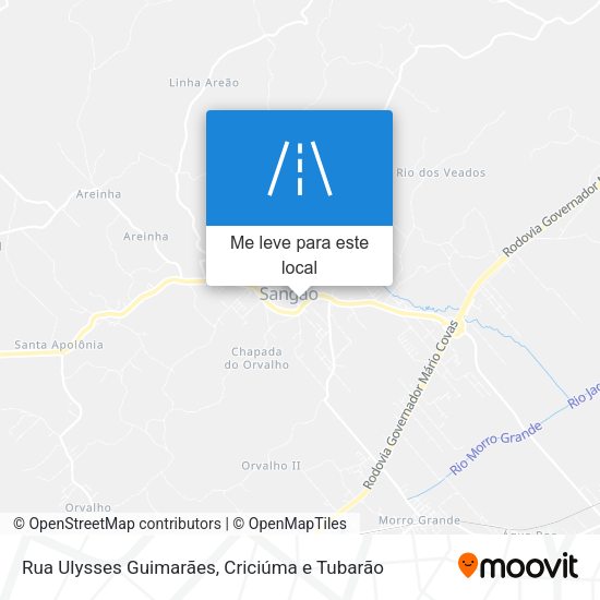 Rua Ulysses Guimarães mapa