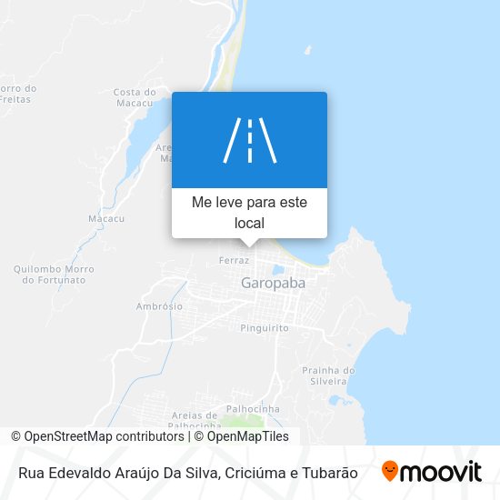 Rua Edevaldo Araújo Da Silva mapa